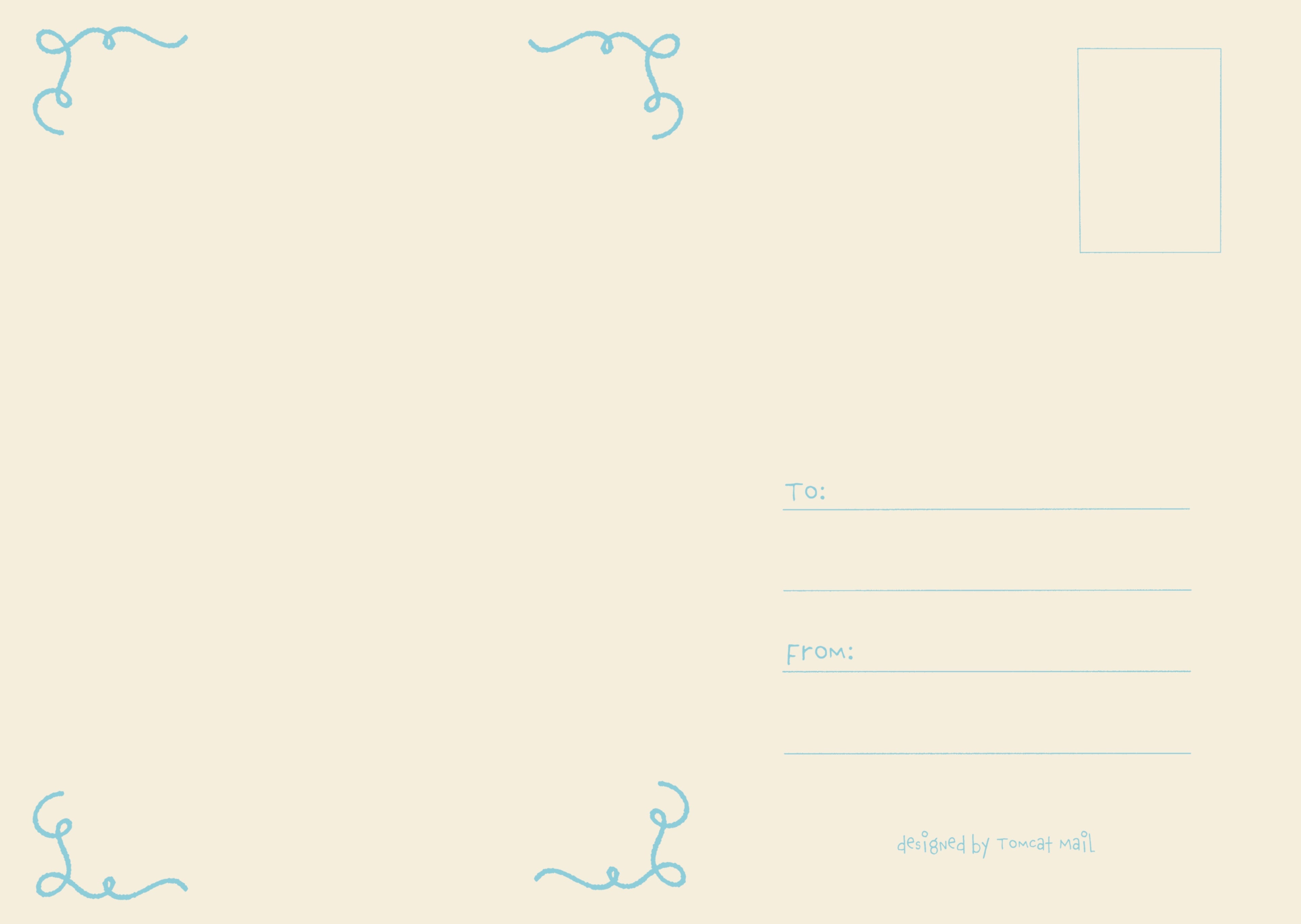 cloud B6 (postcard)